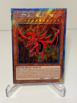 Yugioh / Slifer The Sky Dragon / RA04-EN117 / Platinum Secret Rare / 1st Edition - Image 1