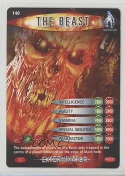2006 Doctor Who: Battles in Time - Trading Card Game The Beast #140 - Image 1