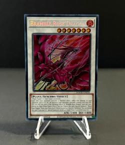 Yu-Gi-Oh! Bramble Rose Dragon DOOD-EN039 Secret Rare 1st Edition - Image 1