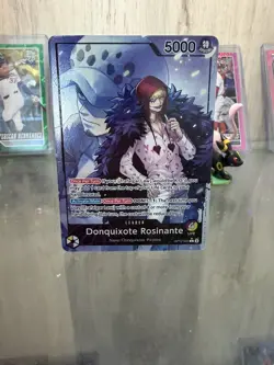 Donquixote Rosinante OP12-061 SP Leader ALT ART Extreme Kingdom One Piece TCG NM - Image 1