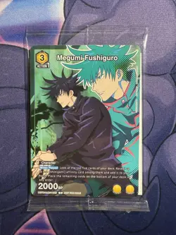 Union Arena Megumi Fushiguro Participation Card Set Sealed Promo Pack (3 Cards) - Image 1