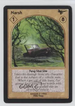 1995 Shadowfist Collectible Card Game Limited Marsh - Image 1