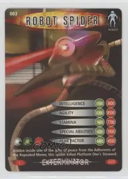 2006 Doctor Who: Battles in Time - Trading Card Game Exterminator Expansion #003 - Image 1