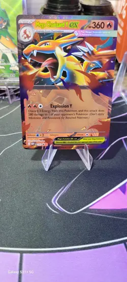 MEGA CHARIZARD Y EX Pokemon BLACK STAR PROMO card MEP #030 - Image 1