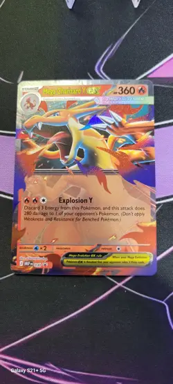 MEGA CHARIZARD Y EX Pokemon BLACK STAR PROMO card MEP #030 - Image 2