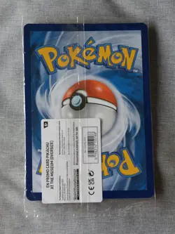 Sealed Pokemon Jumbo Promo Card - Pikachu At The Museum UK Exclusive MEP En - Image 2