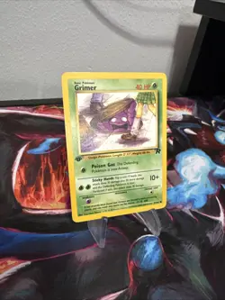 Grimer 57/82 Common 1st Edition Team Rocket Pokemon Card NM - Image 2