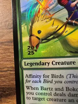 Magic MTG Final Fantasy Bartz and Boko #175 *FOIL* Prerelease Promo 2025 - Image 2