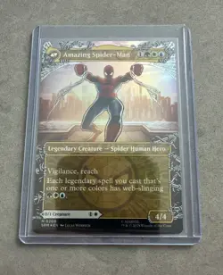 Peter Parker & Amazing Spider-Man Foil MTG 0208 NM Mythic - Image 3