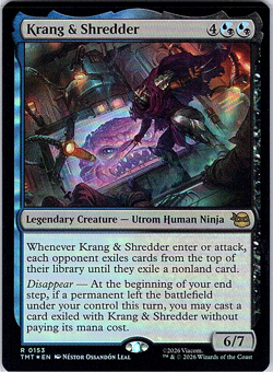 FOIL Krang and Shredder - Teenage Mutant Ninja Turtles - MtG - NM - Image 1