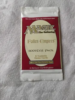 Fallen Empires Booster Pack Factory Sealed Vintage 1994 MTG - Image 1