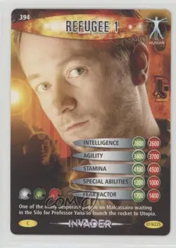 2006 Doctor Who: Battles in Time - Trading Card Game Invader Expansion Refugee 1 - Image 1
