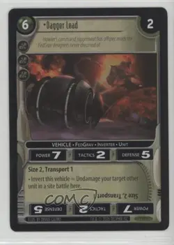 2004 WARS Trading Card Game Nowhere to Hide Expansion Dagger Lead #2PF1 - Image 1