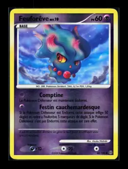 Carte Pokemon Feuforeve 68/100 Reverse Diamant Et Perle Tempete FR - Image 1