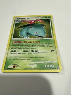 Pokemon Venusaur Secret Wonders 20/132 Holo Rare 130HP Stage 2 Card - Image 1