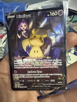Pokemon TCG Mimikyu v Trainer Gallery TG16/TG30 Brilliant Stars - Image 1