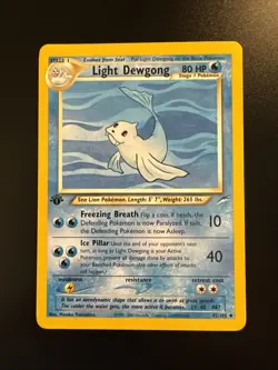 Light Dewgong 45/105 Neo Destiny Regular Uncommon Pokemon - Image 1