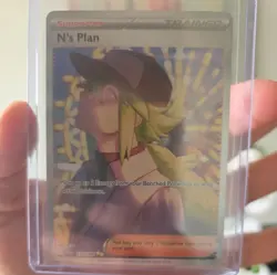 Pokemon N's Plan 170/086 DLX Ultra Rare Full Art Holo Trainer Card English - Image 1