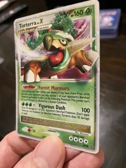 Pokemon Diamond & Pearl Torterra LV.X DP09 Promo Holo, HP - Image 3