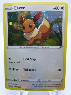 Eevee - SWSH095 - Holo Promo Sword & Shield Pokemon NM - Image 1