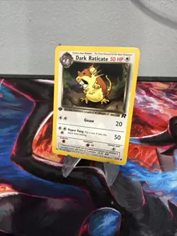 Pokemon 1st Edition Team Rocket Set Dark Raticate 51/82 NM - Image 3