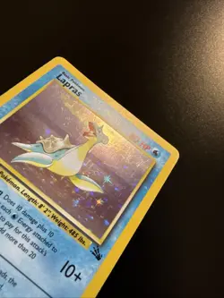 Lapras 10/62 Fossil Holo Unlimited Rare Pokemon - Image 3