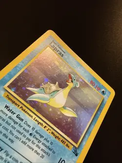 Lapras 10/62 Fossil Holo Unlimited Rare Pokemon - Image 4