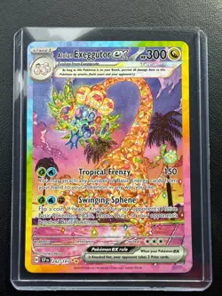 Pokemon TCG: Alolan Exeggutor ex 242/191 SSP EN: Surging Sparks Holo - Image 1