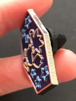 Murkrow Pokemon World Championships Anaheim Pin Rally Badge Purple 2025 - Image 5
