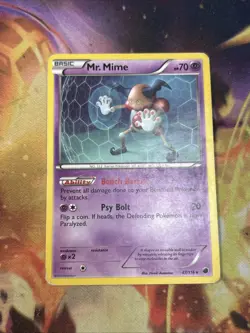 Pokemon Mr. Mime 47/116 Plasma Freeze Rare 📈✨🔥SHIPS FAST 💨+FREE GIFT 🎁 - Image 3