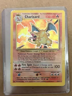 Pokemon Charizard Base Set Holo Rare 4/102 Unlimited HP🔥 - Image 1