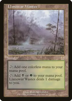 MTG x1 LLANOWAR WASTES 1x NM-MINT Apocalypse APC #141 (Free Shipping!) EDH Magic - Image 1