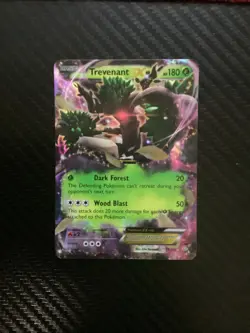 Pokemon 2015 XY Primal Clash Trevenant EX Holo Card 19/160 NM - Image 1