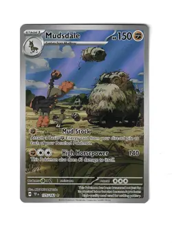 Mudsdale 175/162 Pokemon Temporal Forces Illustration Rare Near Mint - Image 1