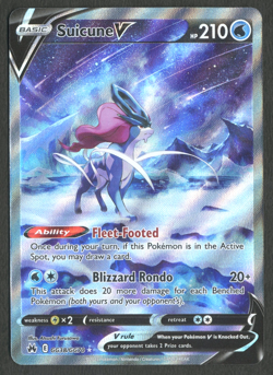 Pokemon TCG: Suicune V GG38/GG70 Crown Zenith: Galarian Gallery - Image 1