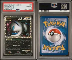 Pokemon TCG Absol HeartGold Silver Triumphant Holo 2010 91/102 PSA 8 Near Mint - Image 3