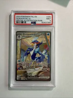 PSA 9 Pokemon TCG Quaquaval EX Paldea Evolved Special Illustration Rare 260/193 - Image 1