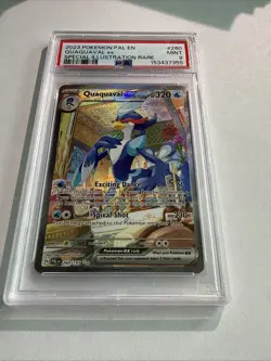 PSA 9 Pokemon TCG Quaquaval EX Paldea Evolved Special Illustration Rare 260/193 - Image 2