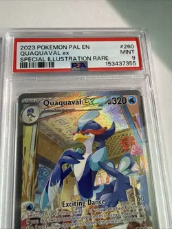 PSA 9 Pokemon TCG Quaquaval EX Paldea Evolved Special Illustration Rare 260/193 - Image 4