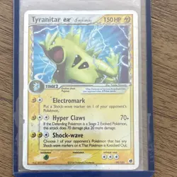 Pokemon TCG Tyranitar ex 99/101 Dragon Frontiers Ultra Rare Holo 150 HP EX - Image 1