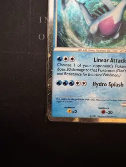 2011 Pokemon Call of Legends Lugia Holo SL7 LP - Image 5