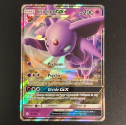 Pokemon Espeon GX Full Art Ultra Rare Holo SM Base Set 61/149 200 HP - Image 1