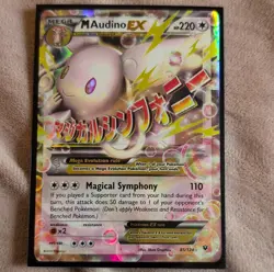Pokemon M Audino EX Ultra Rare Holo Fates Collide Mega Evolution 85/124 220 HP - Image 1