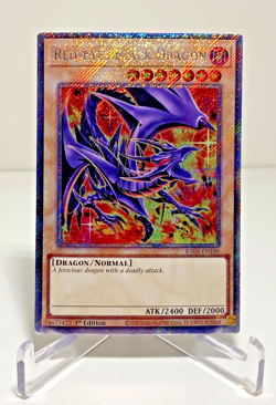Yugioh / "Red-Eyes Black Dragon" / RA04-EN109 / Secret Platinum Rare / 1st Ed - Image 1