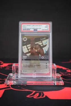 Disney Lorcana D100 Collectors Edition Maui Demigod PSA 9 Mint Low Pop - Image 1