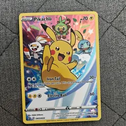 2020 Pikachu SWSH020 SWSH: Sword & Shield Promo Cards Holo NM - Image 1