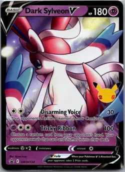 Dark Sylveon V Promo SWSH: Sword & Shield Promo Cards SWSH134 NM - Image 1
