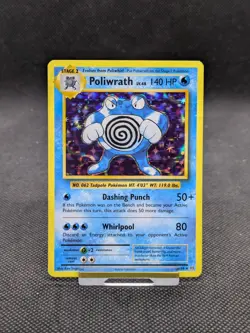 Pokemon Card Poliwrath Evolutions Holo Rare 25/108 LP-NM - Image 1