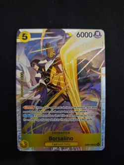 One Piece CCG Borsalino Character Card Egghead/Navy EB04-058 6000 Power Holo - Image 1