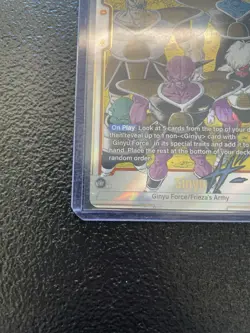 Ginyu FB01-108 R+ Foil Bandai Dragon Ball Super Card Game Battle Card - Image 4